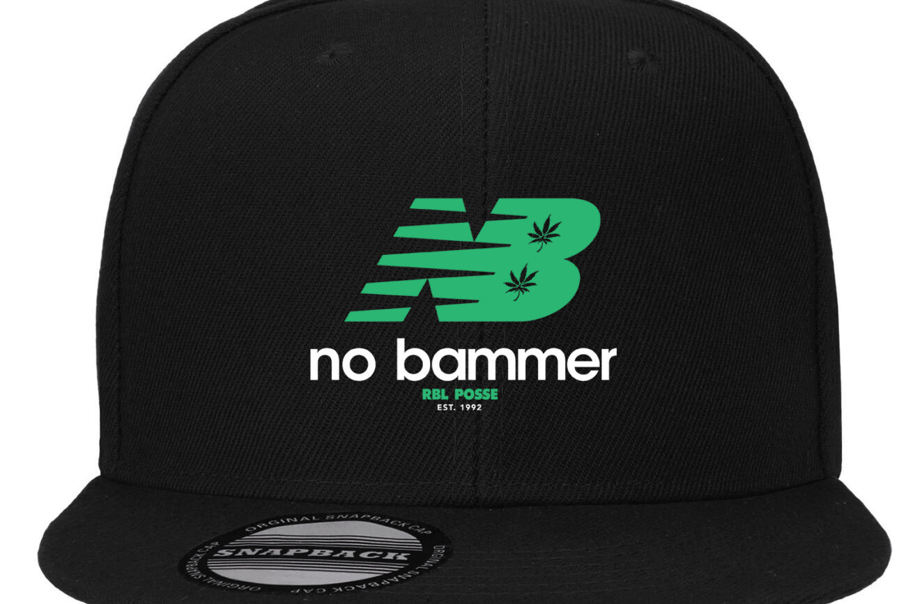 No Bammer Cap (Green Lettering)